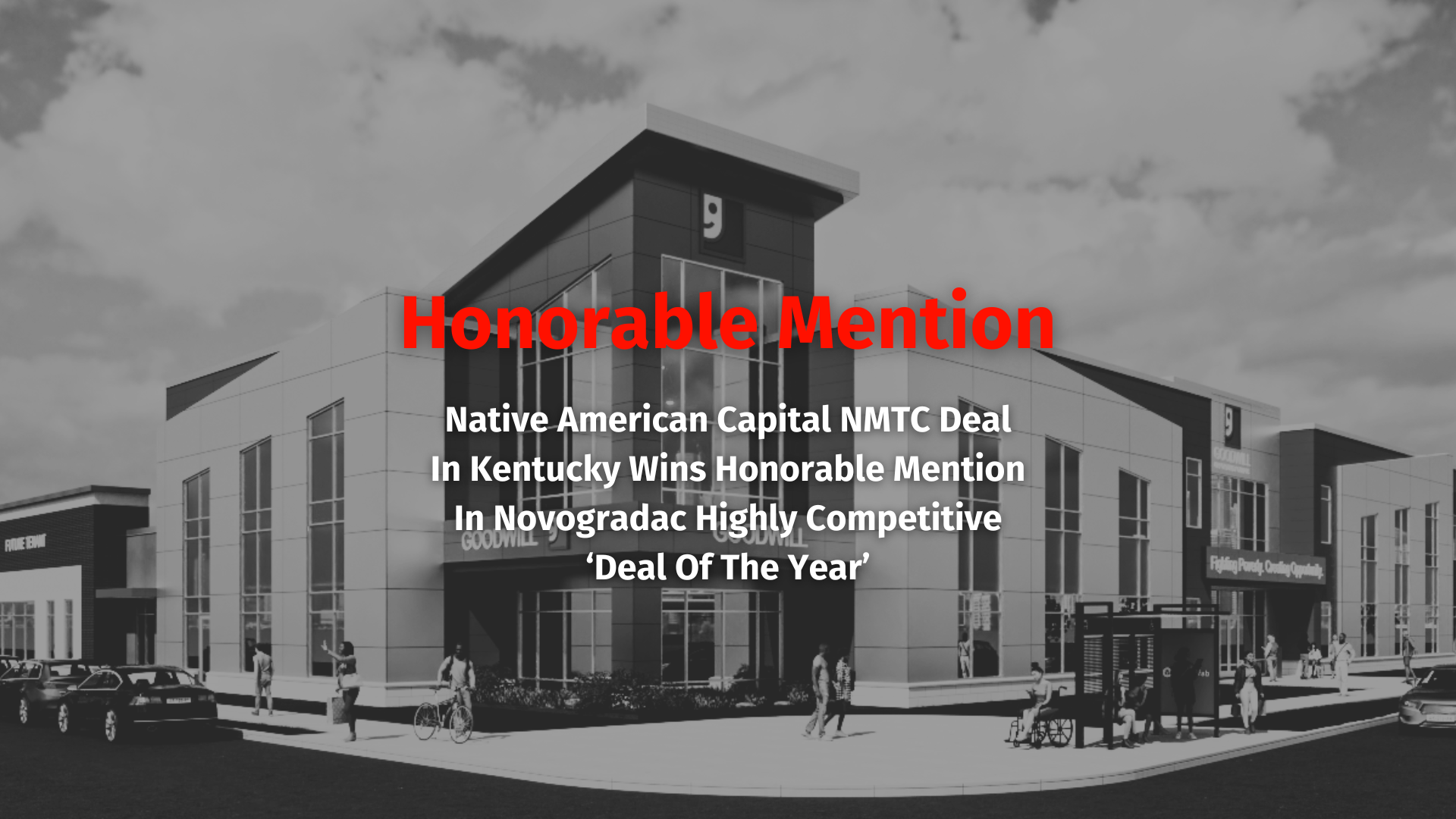 Native American Capital NMTC Deal In Kentucky Wins Honorable Mention In Novogradac Highly Competitive ‘Deal Of The Year’
