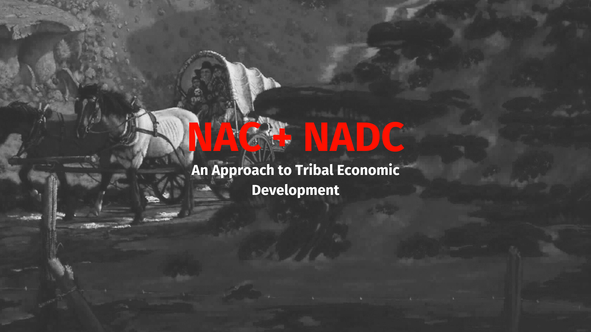 NAC and Native American Development Corporation An Approach to Tribal Economic Development